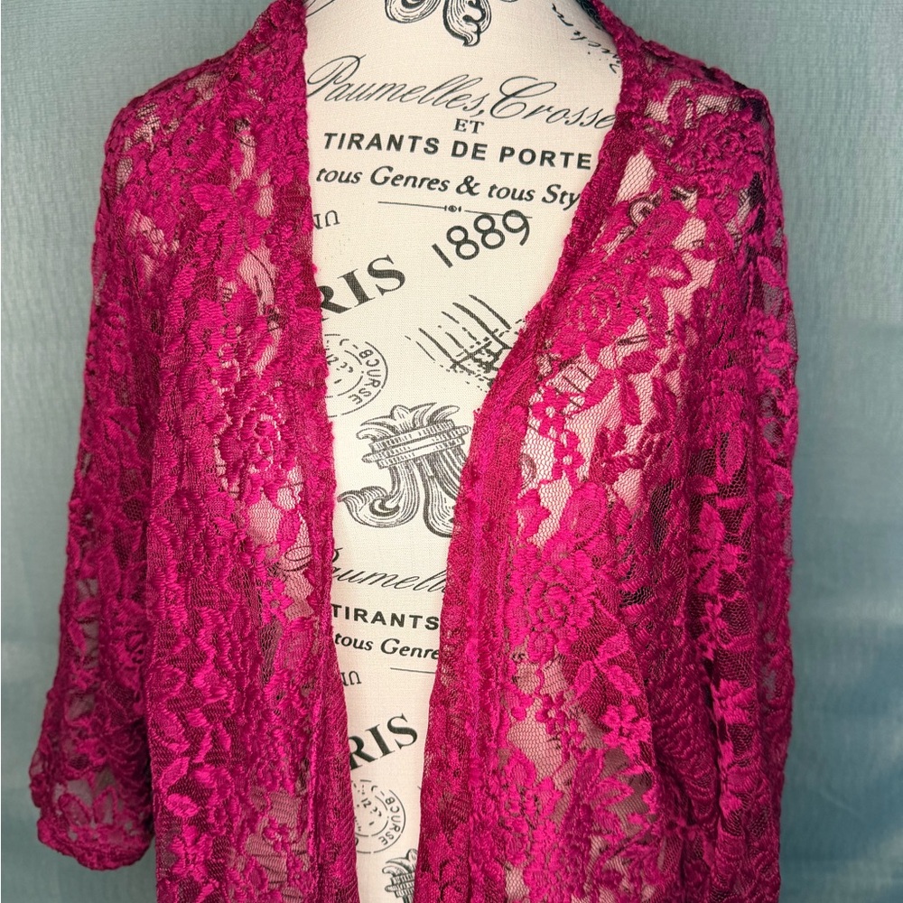 LuLaRoe Lindsay Fuchsia Kimono – NWT